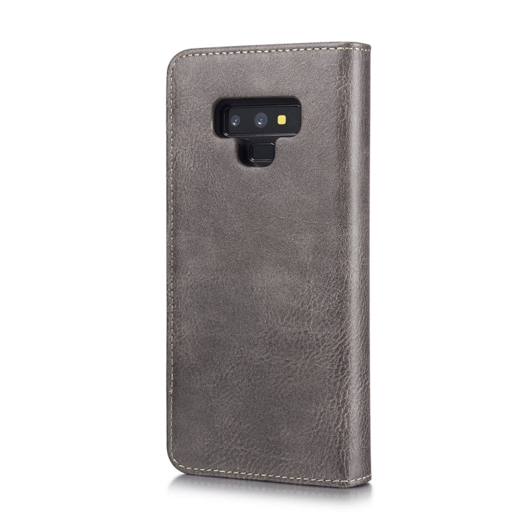 DG.MING Crazy Horse Texture Flip Detachable Magnetic Leather Case for Galaxy Note 9, with Holder & Card Slots & Wallet