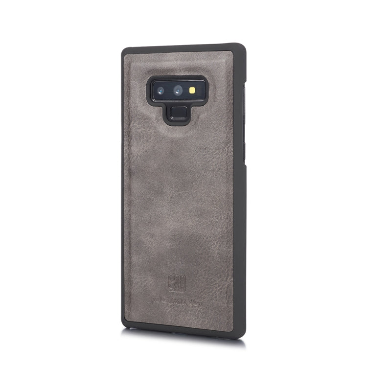 DG.MING Crazy Horse Texture Flip Detachable Magnetic Leather Case for Galaxy Note 9, with Holder & Card Slots & Wallet