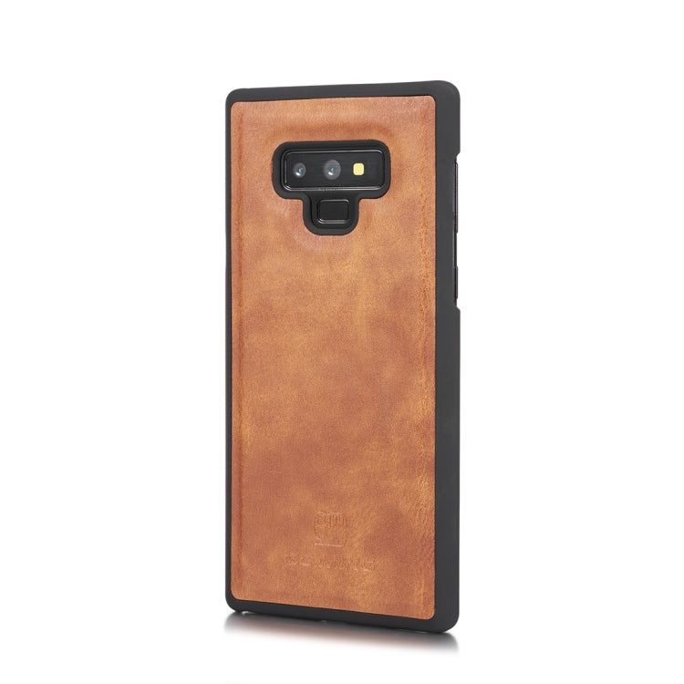 DG.MING Crazy Horse Texture Flip Detachable Magnetic Leather Case for Galaxy Note 9, with Holder & Card Slots & Wallet