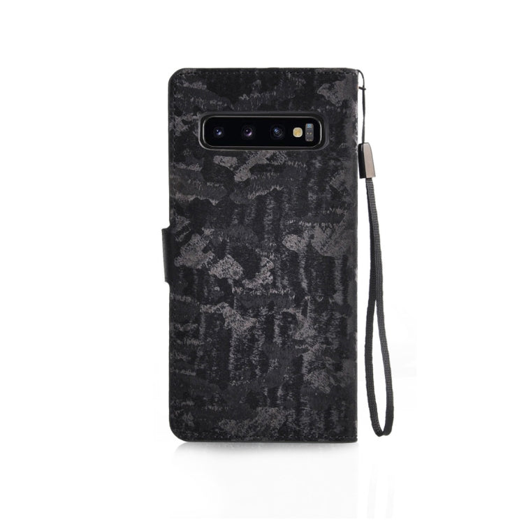 Horizontal Flip 3D Gradient Color PU + TPU Leather Case for Galaxy S10, with Holder & Card Slots & Photo frame