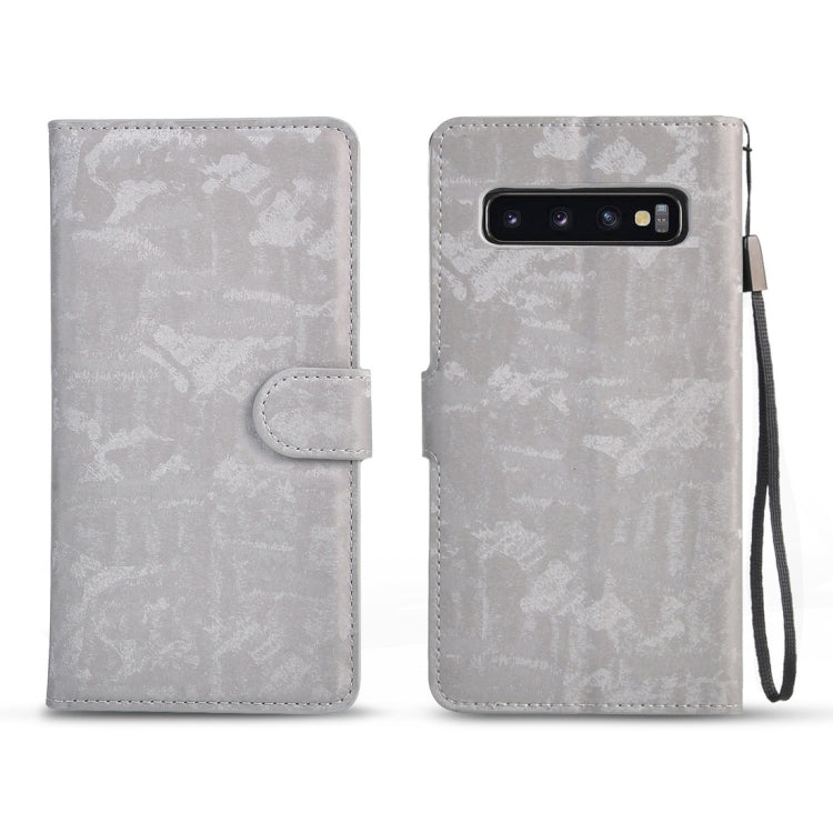 Horizontal Flip 3D Gradient Color PU + TPU Leather Case for Galaxy S10, with Holder & Card Slots & Photo frame