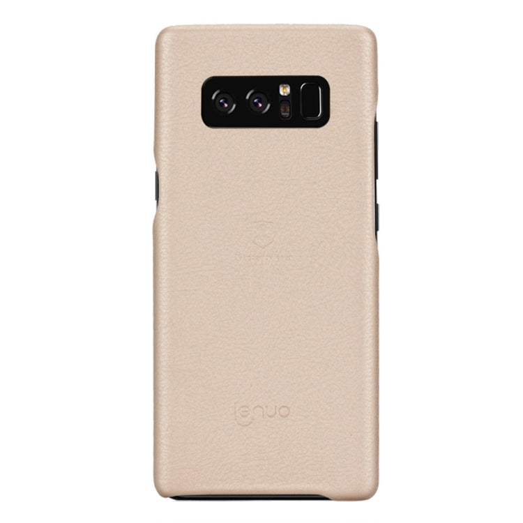 Lenuo for Galaxy Note 8 Litchi Texture PU + PC Paste Skin Protective Case