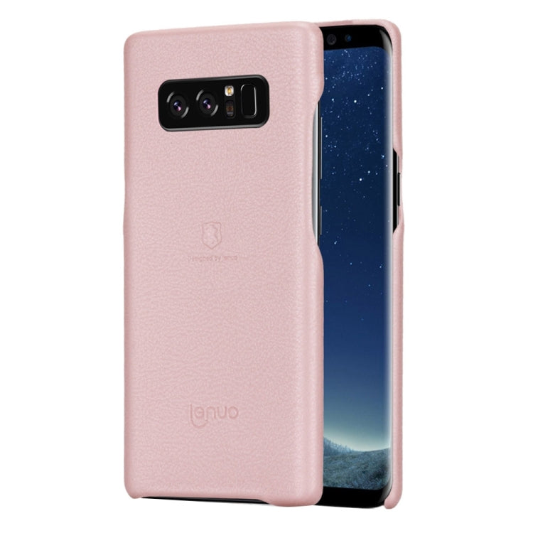 Lenuo for Galaxy Note 8 Litchi Texture PU + PC Paste Skin Protective Case