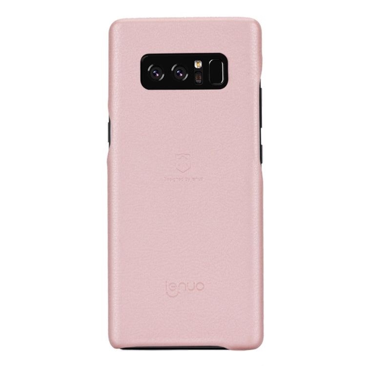 Lenuo for Galaxy Note 8 Litchi Texture PU + PC Paste Skin Protective Case