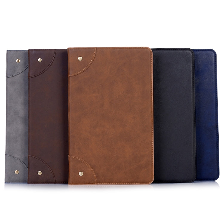 Retro Book Style Horizontal Flip Leather Case for Galaxy Tab A 10.1 (2019) T510 / T515,  with Holder & Card Slots & Wallet