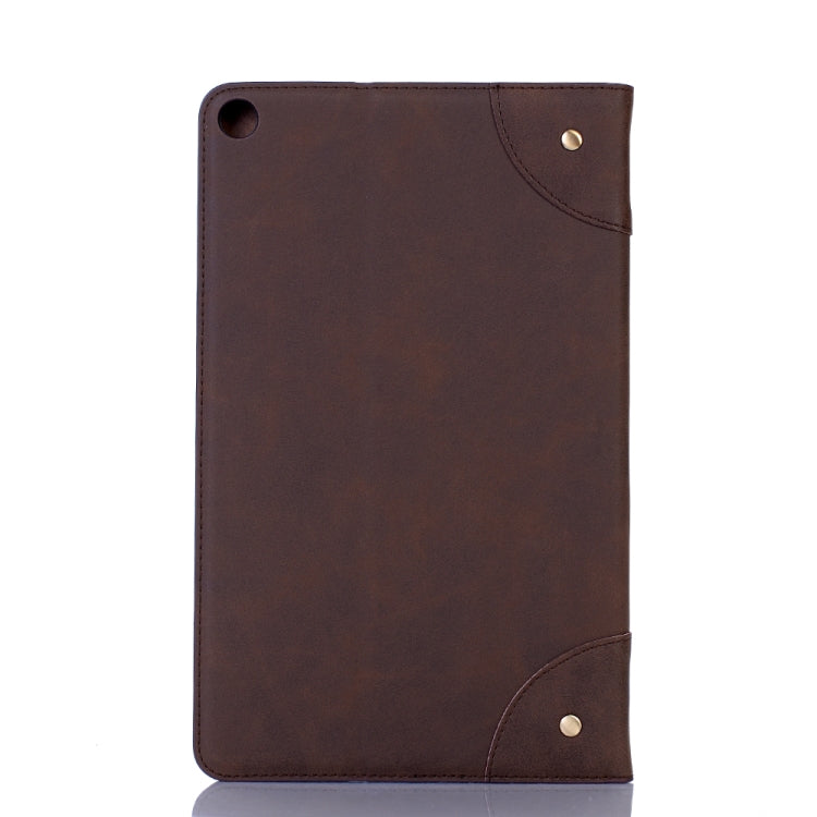 Retro Book Style Horizontal Flip Leather Case for Galaxy Tab A 10.1 (2019) T510 / T515,  with Holder & Card Slots & Wallet