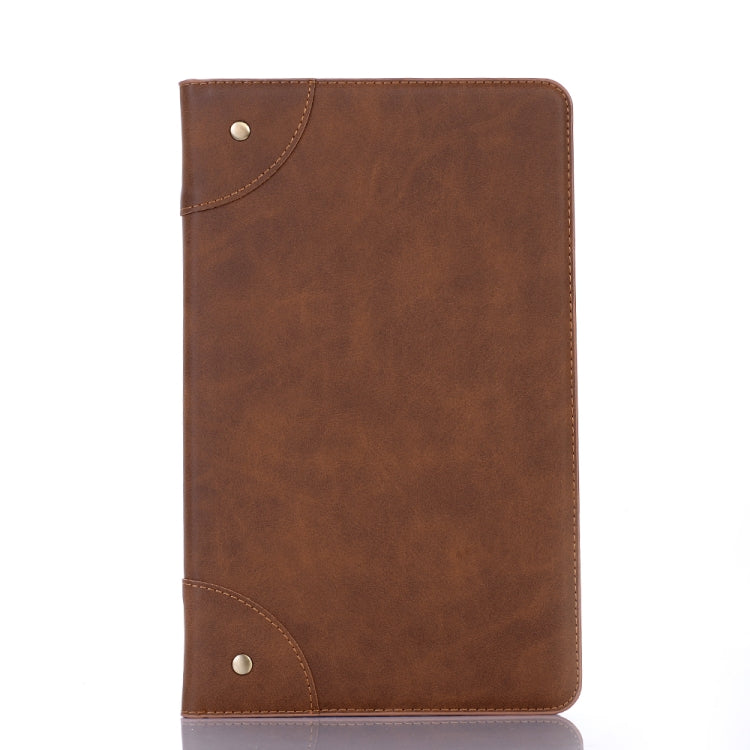 Retro Book Style Horizontal Flip Leather Case for Galaxy Tab A 10.1 (2019) T510 / T515,  with Holder & Card Slots & Wallet