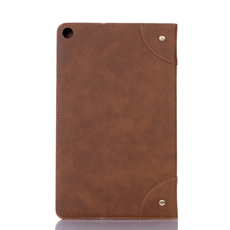Retro Book Style Horizontal Flip Leather Case for Galaxy Tab A 10.1 (2019) T510 / T515,  with Holder & Card Slots & Wallet