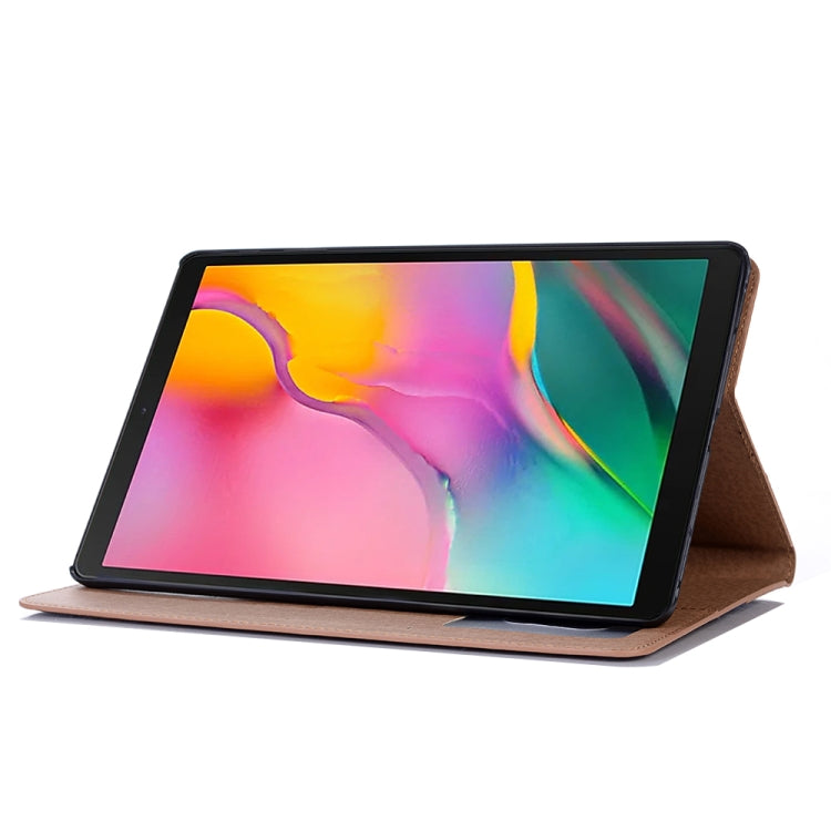 Retro Book Style Horizontal Flip Leather Case for Galaxy Tab A 10.1 (2019) T510 / T515,  with Holder & Card Slots & Wallet