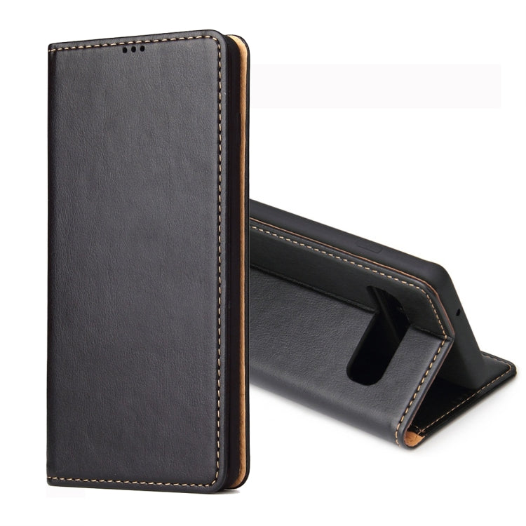 Dermis Texture PU Horizontal Flip Leather Case for Galaxy S10, with Holder & Card Slots & Wallet