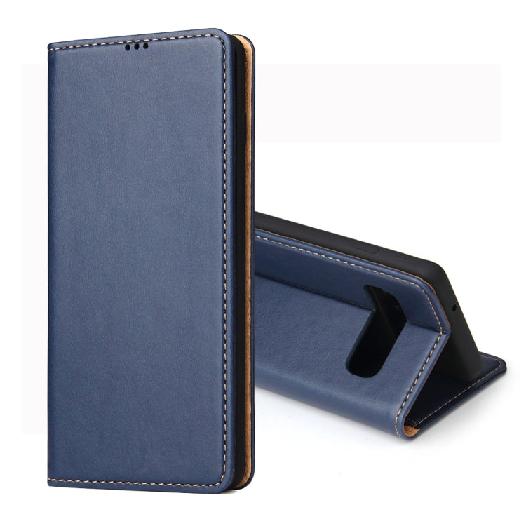 Dermis Texture PU Horizontal Flip Leather Case for Galaxy S10, with Holder & Card Slots & Wallet