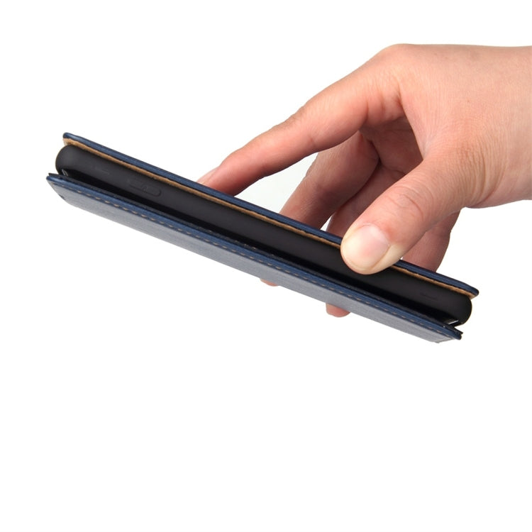 Dermis Texture PU Horizontal Flip Leather Case for Galaxy S10, with Holder & Card Slots & Wallet