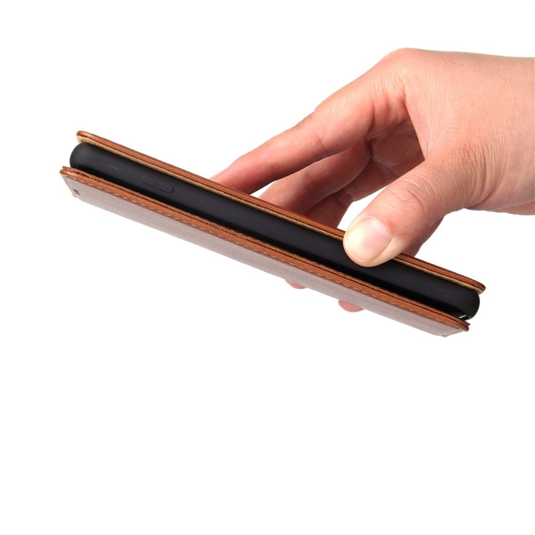 Dermis Texture PU Horizontal Flip Leather Case for Galaxy S10, with Holder & Card Slots & Wallet