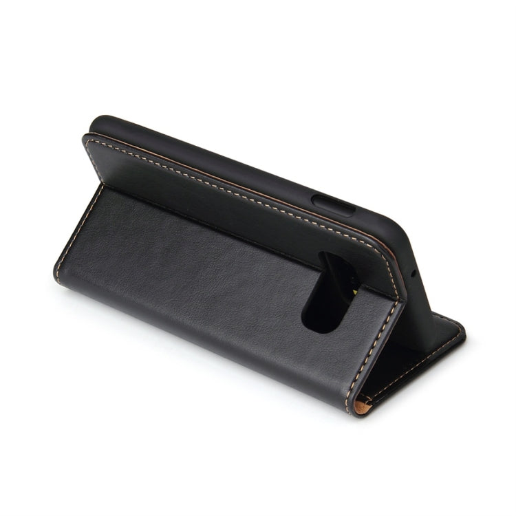 Dermis Texture PU Horizontal Flip Leather Case for Galaxy S10 E, with Holder & Card Slots & Wallet