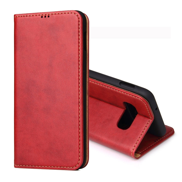 Dermis Texture PU Horizontal Flip Leather Case for Galaxy S10 E, with Holder & Card Slots & Wallet