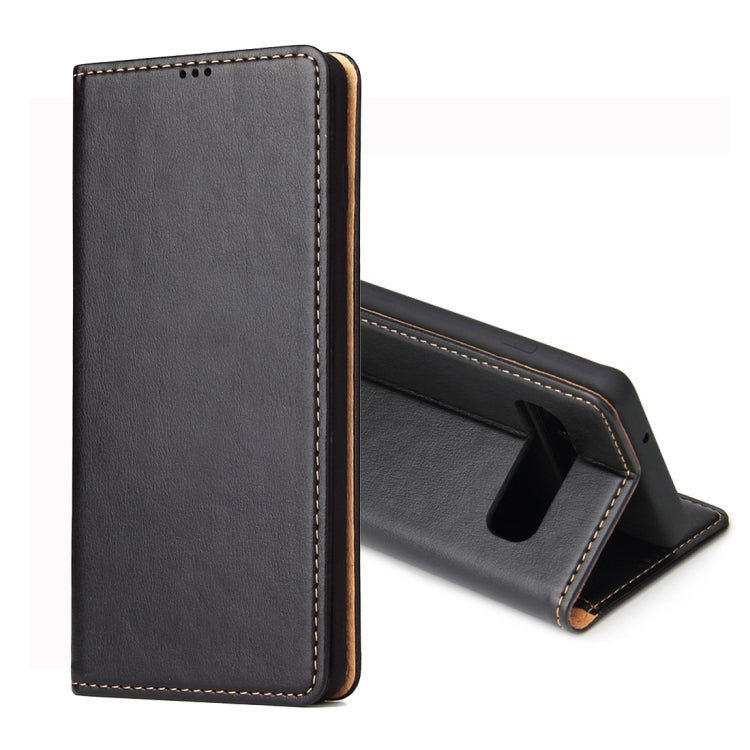 Dermis Texture PU Horizontal Flip Leather Case for Galaxy S10 Plus, with Holder & Card Slots & Wallet