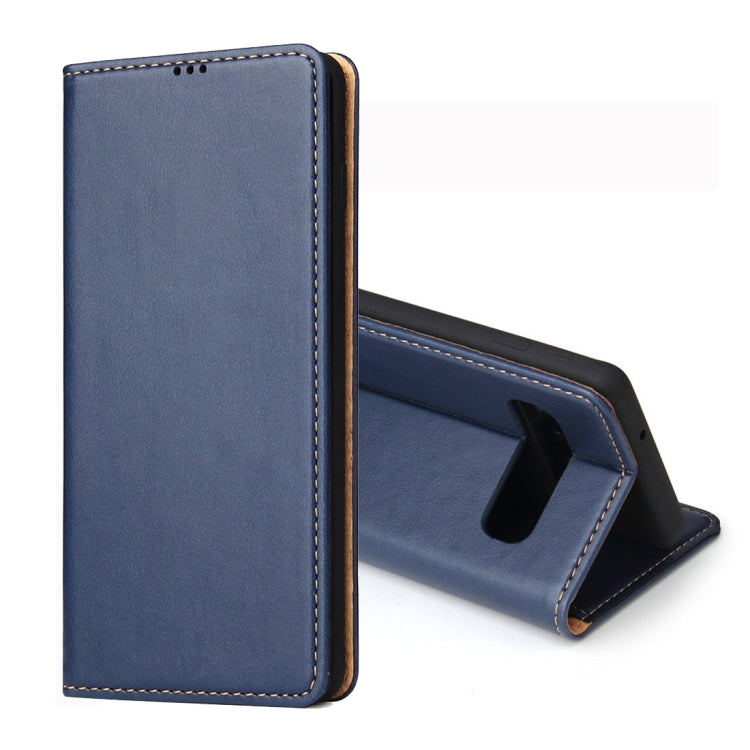 Dermis Texture PU Horizontal Flip Leather Case for Galaxy S10 Plus, with Holder & Card Slots & Wallet