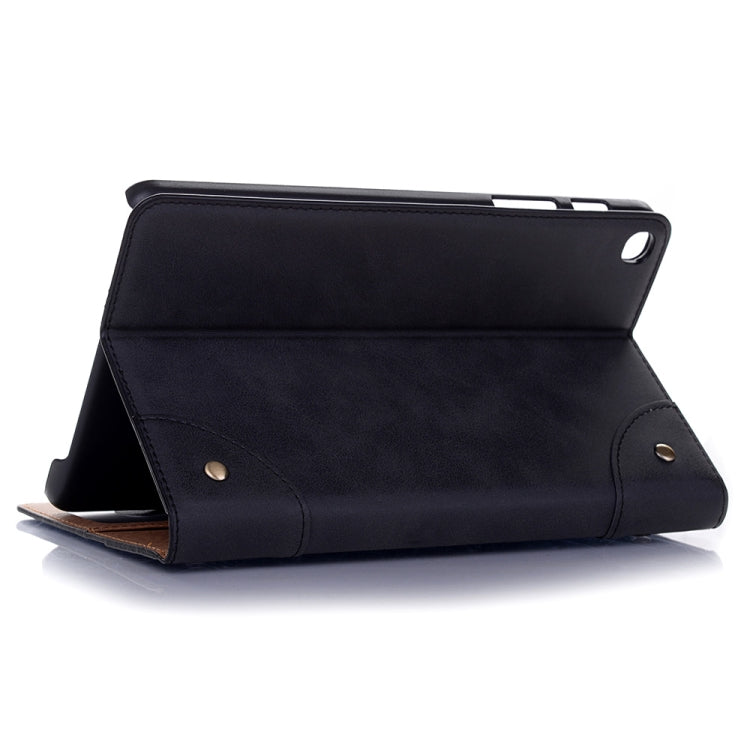Retro Book Style Horizontal Flip Leather Case for Galaxy Tab A 8 (2019) P200 / P205,  with Holder & Card Slots & Wallet