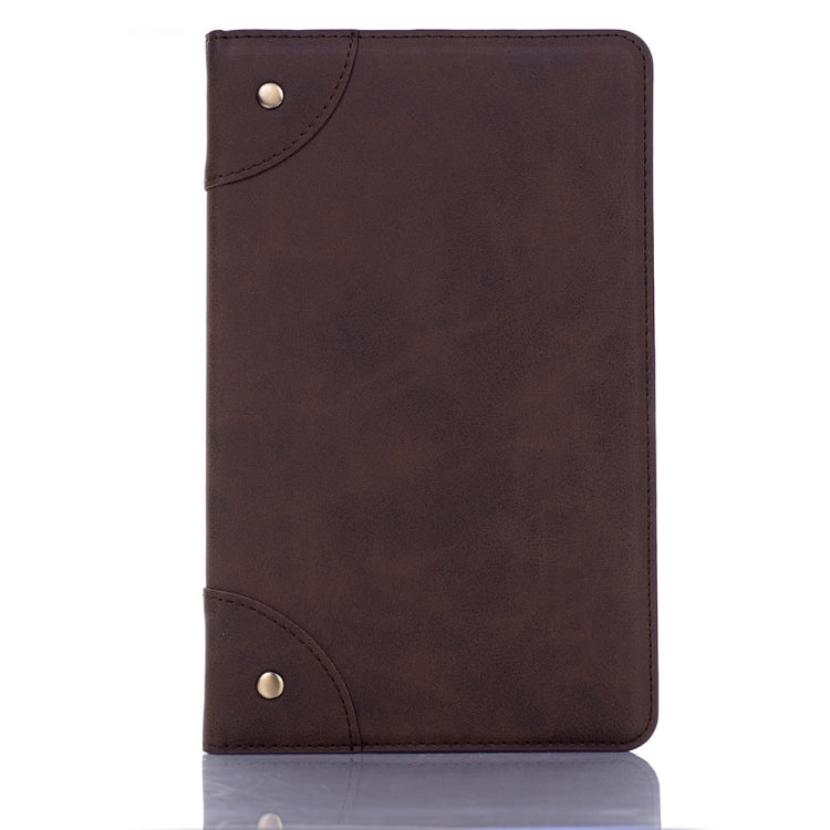 Retro Book Style Horizontal Flip Leather Case for Galaxy Tab A 8 (2019) P200 / P205,  with Holder & Card Slots & Wallet