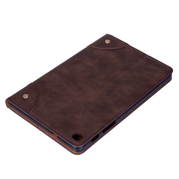 Retro Book Style Horizontal Flip Leather Case for Galaxy Tab A 8 (2019) P200 / P205,  with Holder & Card Slots & Wallet