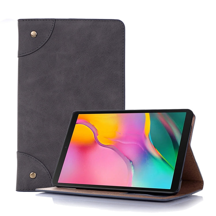 Retro Book Style Horizontal Flip Leather Case for Galaxy Tab A 8 (2019) P200 / P205,  with Holder & Card Slots & Wallet