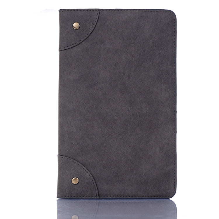 Retro Book Style Horizontal Flip Leather Case for Galaxy Tab A 8 (2019) P200 / P205,  with Holder & Card Slots & Wallet