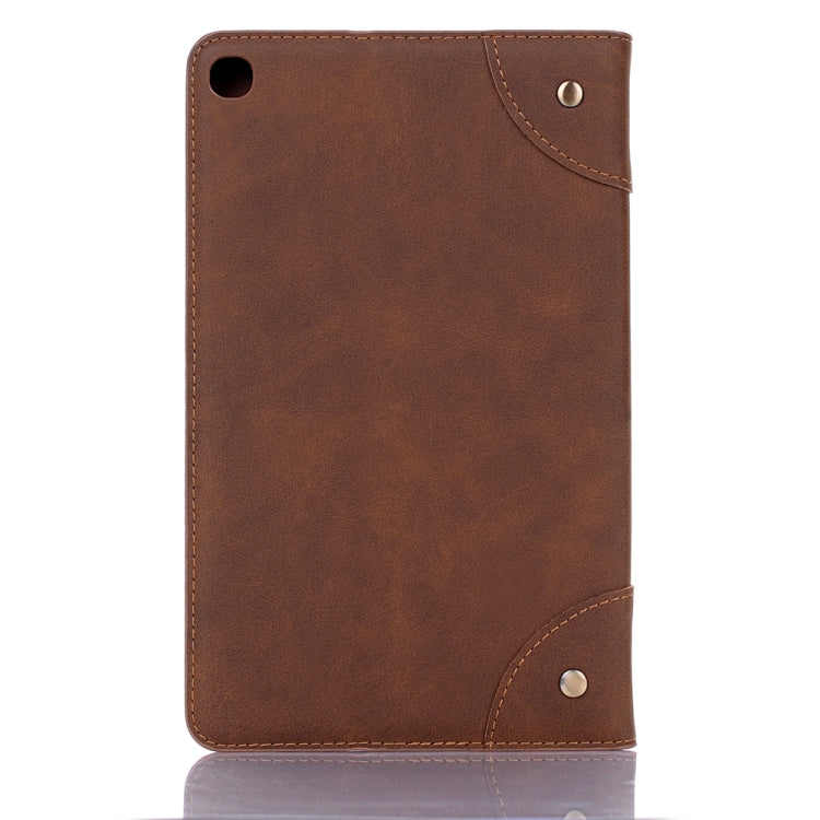 Retro Book Style Horizontal Flip Leather Case for Galaxy Tab A 8 (2019) P200 / P205,  with Holder & Card Slots & Wallet