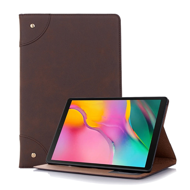 Retro Book Style Horizontal Flip Leather Case for Galaxy Tab S5e 10.5 T720 / T725,  with Holder & Card Slots & Wallet