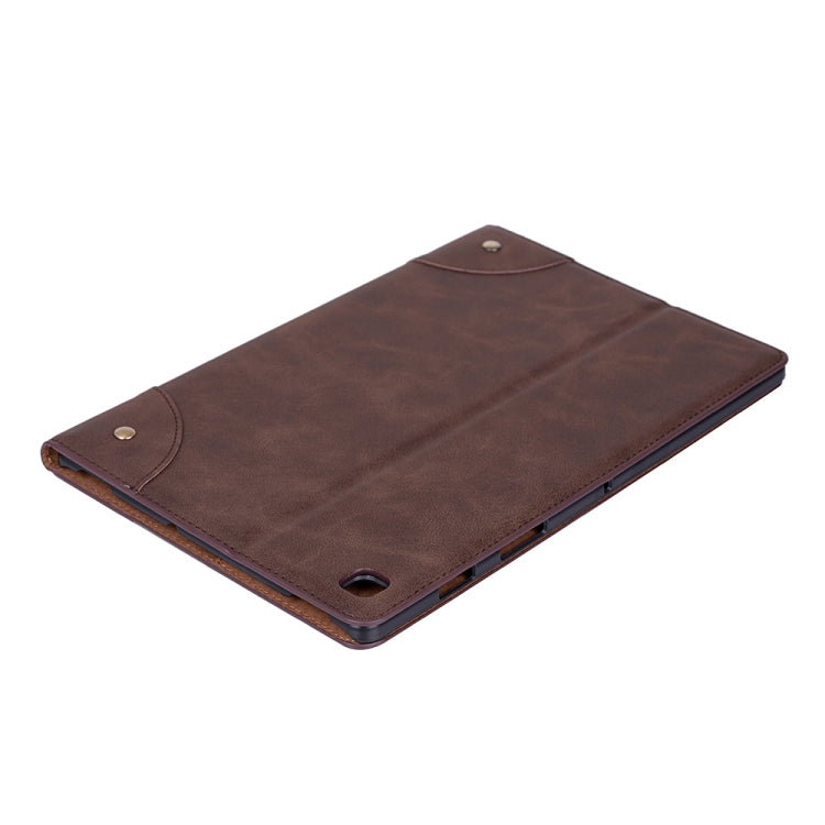 Retro Book Style Horizontal Flip Leather Case for Galaxy Tab S5e 10.5 T720 / T725,  with Holder & Card Slots & Wallet