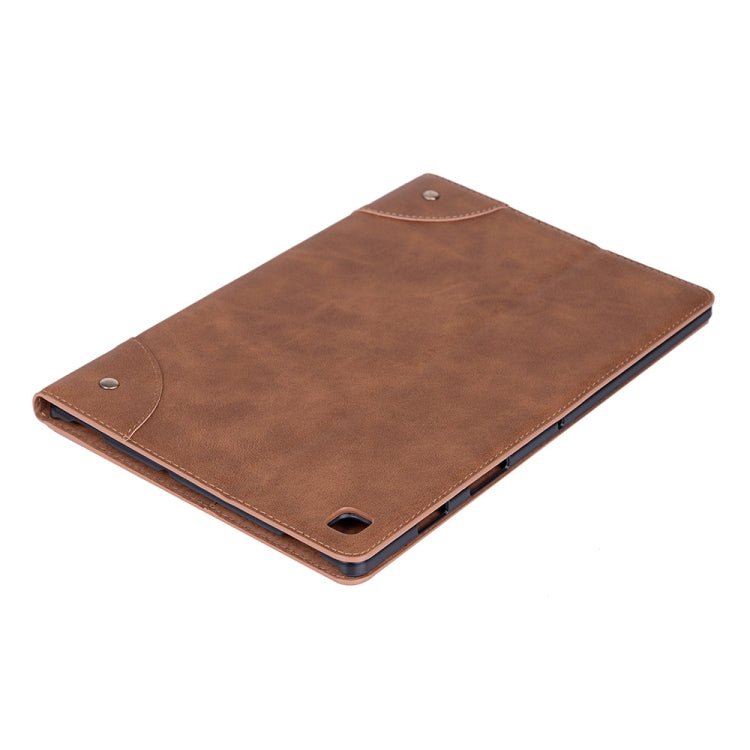 Retro Book Style Horizontal Flip Leather Case for Galaxy Tab S5e 10.5 T720 / T725,  with Holder & Card Slots & Wallet