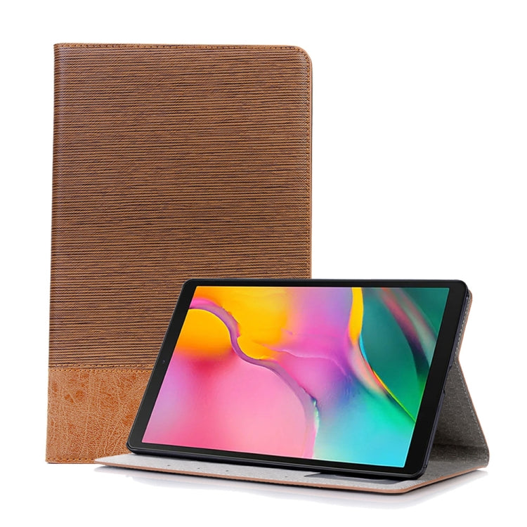 Cross Texture Horizontal Flip Leather Case for Galaxy Tab A 10.1 (2019) T510 / T515,  with Holder & Card Slots & Wallet