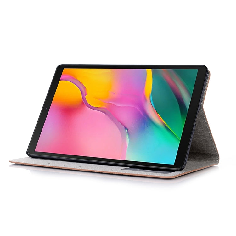 Cross Texture Horizontal Flip Leather Case for Galaxy Tab A 10.1 (2019) T510 / T515,  with Holder & Card Slots & Wallet