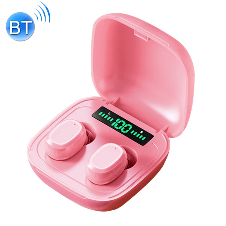 C1 Bluetooth 5.0 TWS Square Touch Digital Display True Wireless Bluetooth Earphone with Charging Box
