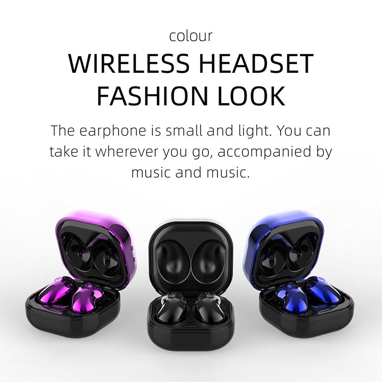 S6 Plus Bluetooth 5.0 TWS Touch Digital Display Mini Clock True Wireless Bluetooth Earphone with Charging Box