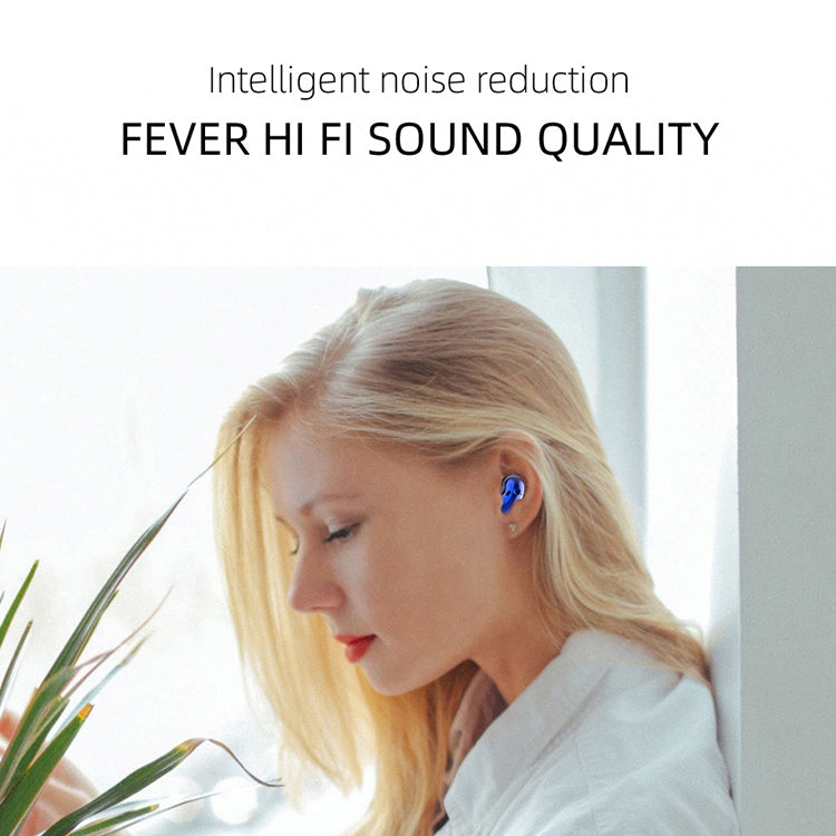 S6 Plus Bluetooth 5.0 TWS Touch Digital Display Mini Clock True Wireless Bluetooth Earphone with Charging Box