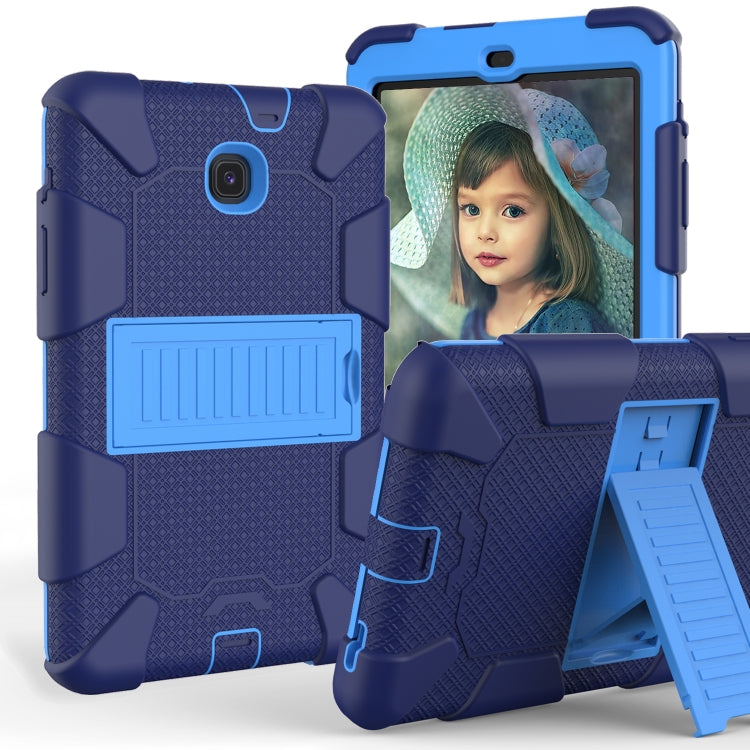 Shockproof Two-color Silicone Protection Shell for Galaxy Tab A 8.0 (2018) T387, with Holder