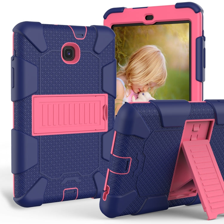 Shockproof Two-color Silicone Protection Shell for Galaxy Tab A 8.0 (2018) T387, with Holder