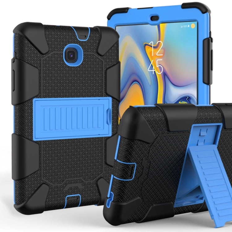 Shockproof Two-color Silicone Protection Shell for Galaxy Tab A 8.0 (2018) T387, with Holder