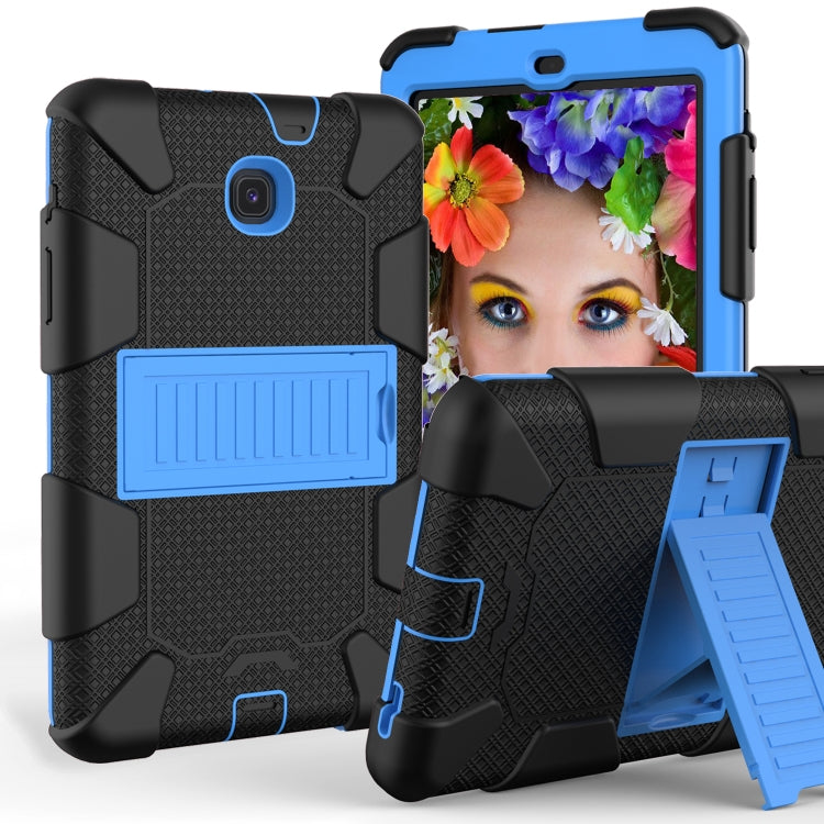 Shockproof Two-color Silicone Protection Shell for Galaxy Tab A 8.0 (2018) T387, with Holder