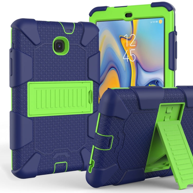 Shockproof Two-color Silicone Protection Shell for Galaxy Tab A 8.0 (2018) T387, with Holder