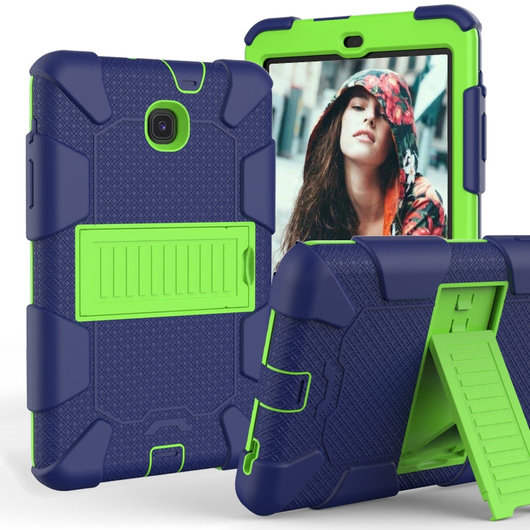 Shockproof Two-color Silicone Protection Shell for Galaxy Tab A 8.0 (2018) T387, with Holder