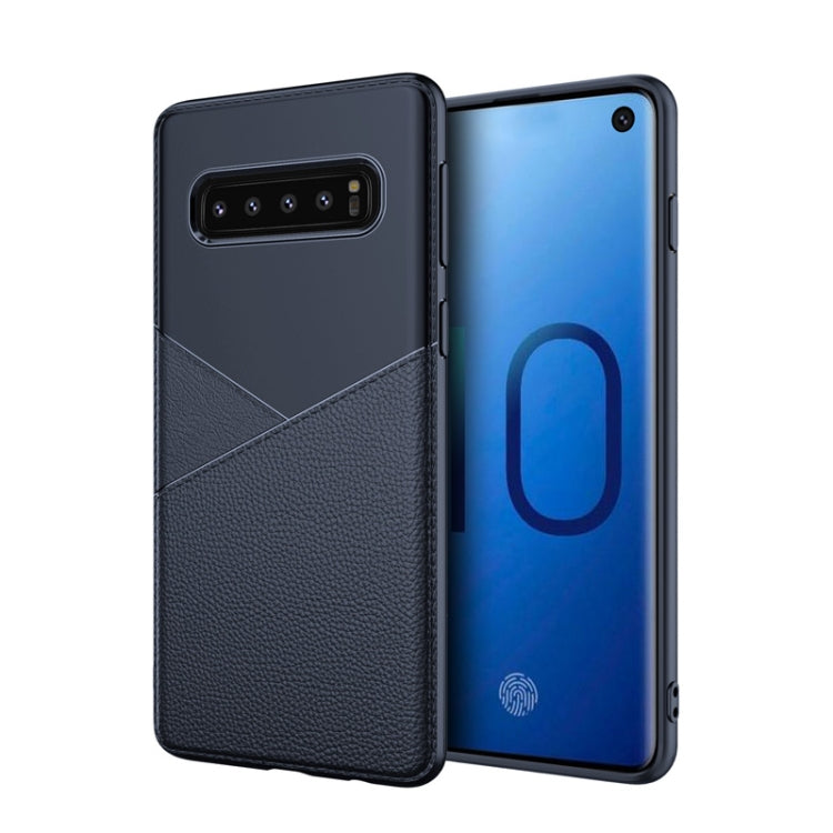 Ultra-thin Shockproof Soft TPU + Leather Case for Galaxy S10 5G