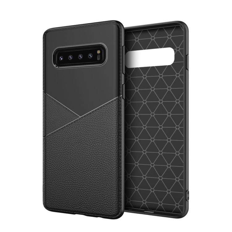 Ultra-thin Shockproof Soft TPU + Leather Case for Galaxy S10 5G