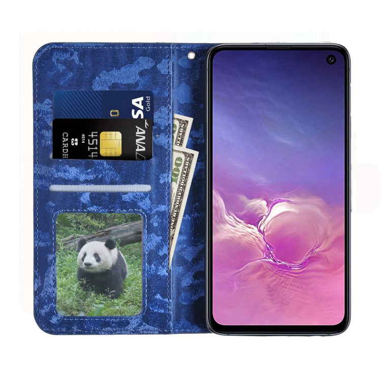 Horizontal Flip 3D Gradient Color PU + TPU Leather Case for Galaxy S10e, with Holder & Card Slots & Photo frame