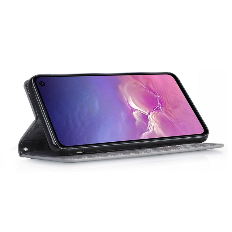 Horizontal Flip 3D Gradient Color PU + TPU Leather Case for Galaxy S10e, with Holder & Card Slots & Photo frame