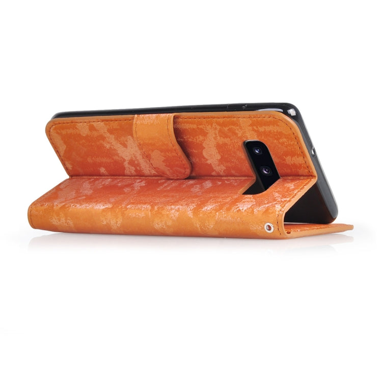 Horizontal Flip 3D Gradient Color PU + TPU Leather Case for Galaxy S10+, with Holder & Card Slots & Photo frame