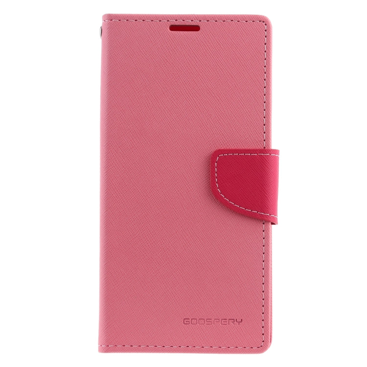 GOOSPERY FANCY DIARY Horizontal Flip PU Leather Case for Galaxy M10, with Holder & Card Slots & Wallet