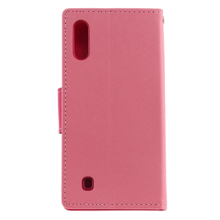 GOOSPERY FANCY DIARY Horizontal Flip PU Leather Case for Galaxy M10, with Holder & Card Slots & Wallet