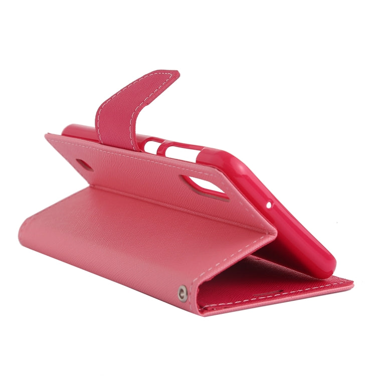 GOOSPERY FANCY DIARY Horizontal Flip PU Leather Case for Galaxy M10, with Holder & Card Slots & Wallet
