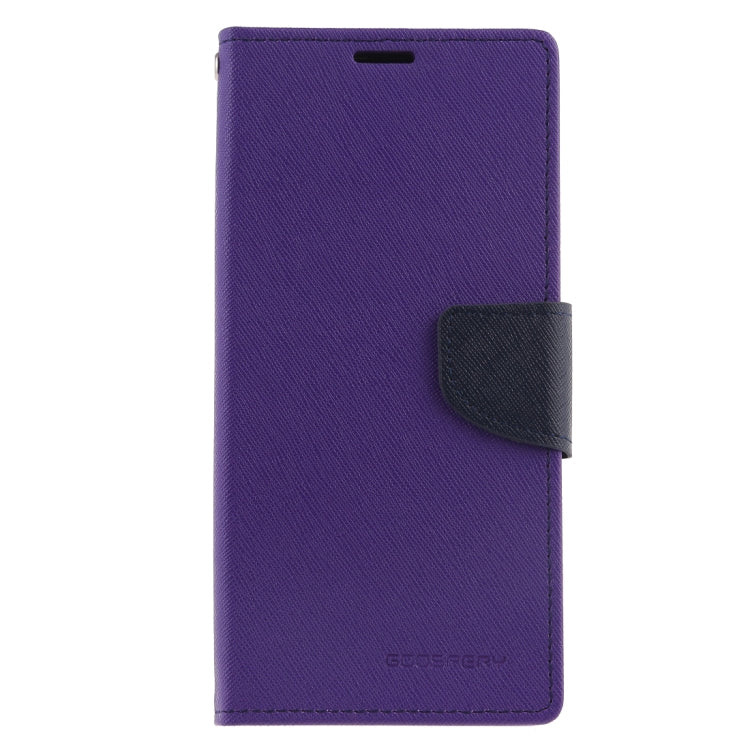 GOOSPERY FANCY DIARY Horizontal Flip PU Leather Case for Galaxy M10, with Holder & Card Slots & Wallet